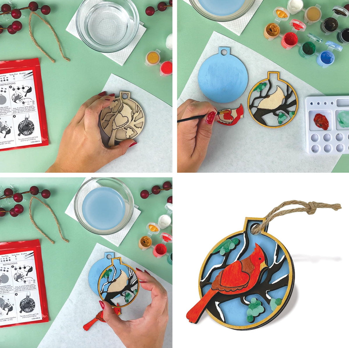 25-Day Craft Advent Calendar with Diamond Art and Paint by Number Projects
