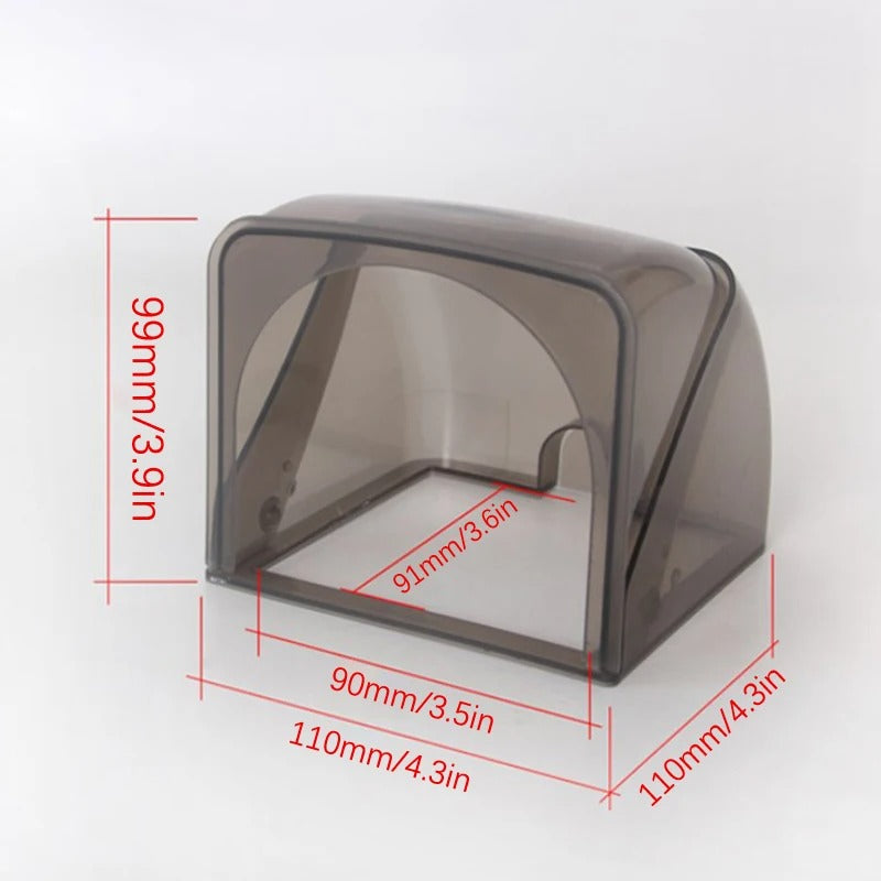 86 Socket Outlet Cover with Plastic Shell and Removable Design
