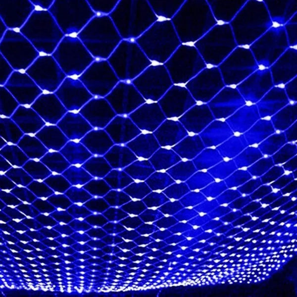 LED Net String Lights with Copper Wire and Extendable Connectors for Outdoor Spaces