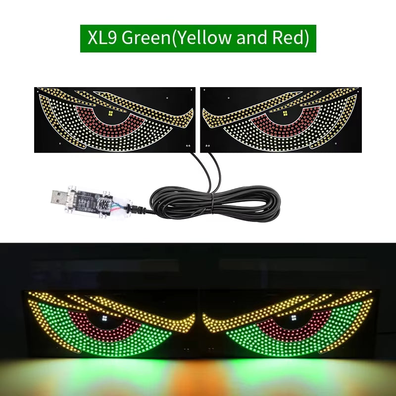 Programmable LED Car Window Light Panel with Remote and Music Sync