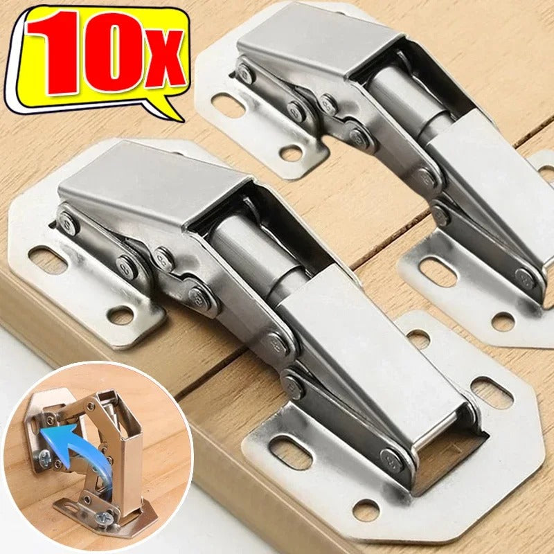 Soft Close Cabinet Hinges with Hydraulic Dampening, 10 Pack