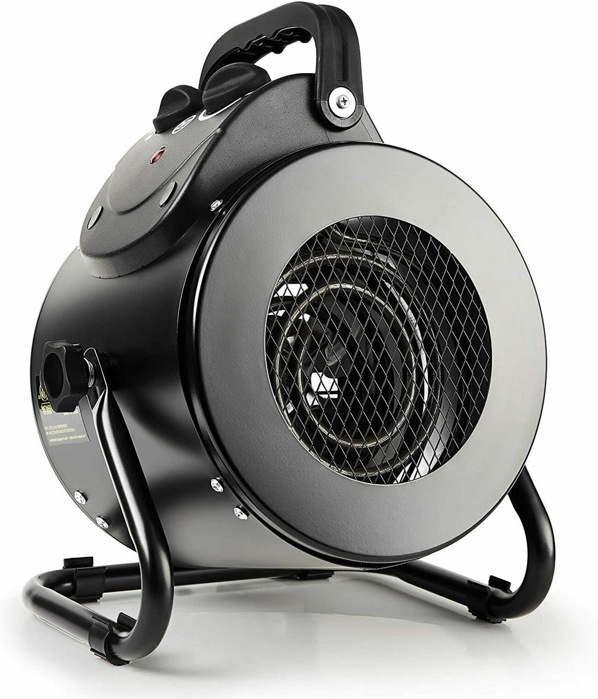 Electric Greenhouse Heater with Dual Air Circulation and Overheat Protection, IPX4 Splash Resistant