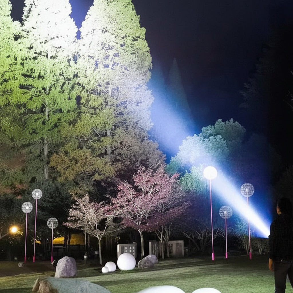 Three LED Rechargeable Flashlight with Five Modes and 656ft Range