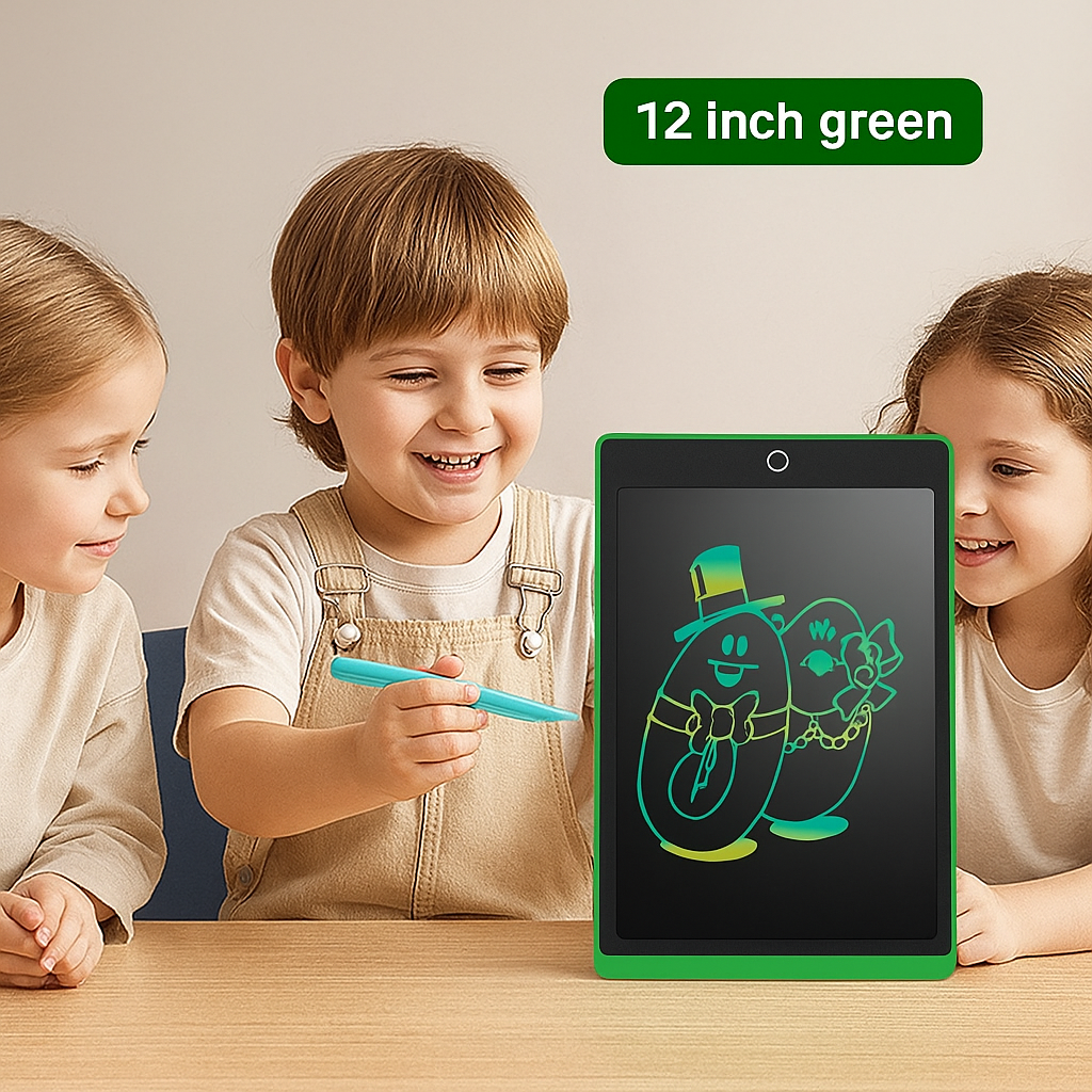 Electronic Drawing Tablet for Kids with Stylus and One-Button Erase