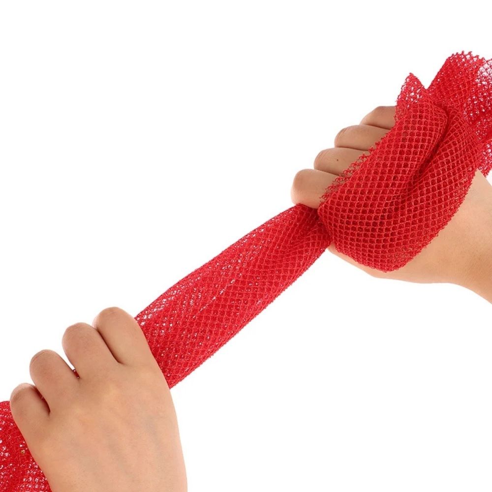 Nylon Exfoliating Net Sponge with Extended Length and Quick-Drying Mesh