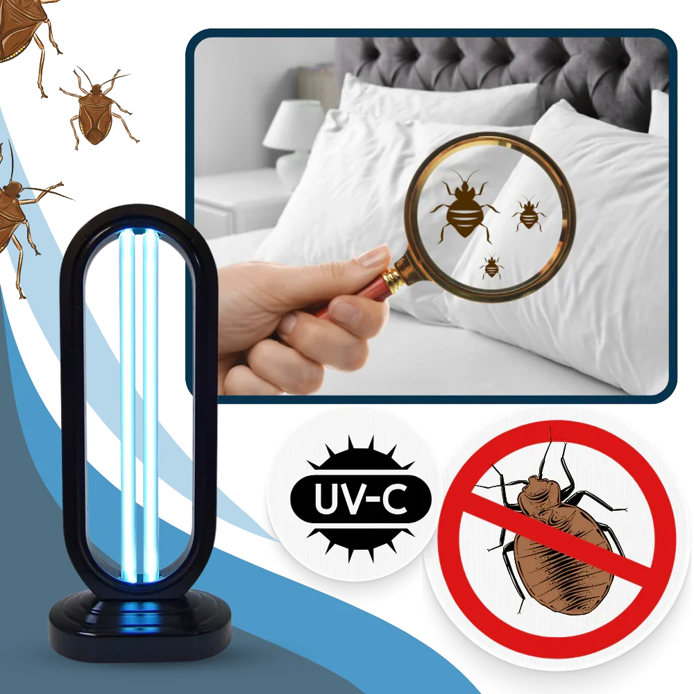 UV Light Bed Bug Killer with Remote Timer and Standard Socket Fit