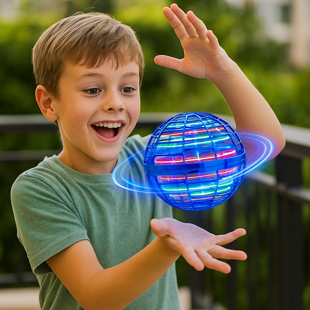 LED Glowing Play Ball with Rechargeable Battery and Built-in Light Effects