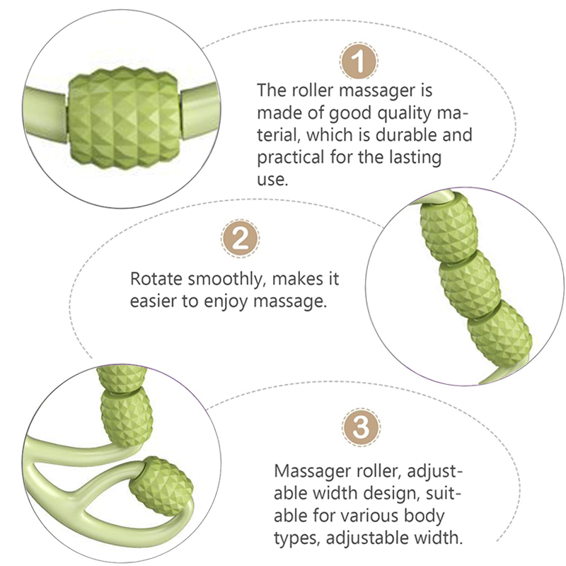 Leg Compression Massager with 12 Circular Massage Points and Rhythmic Compression