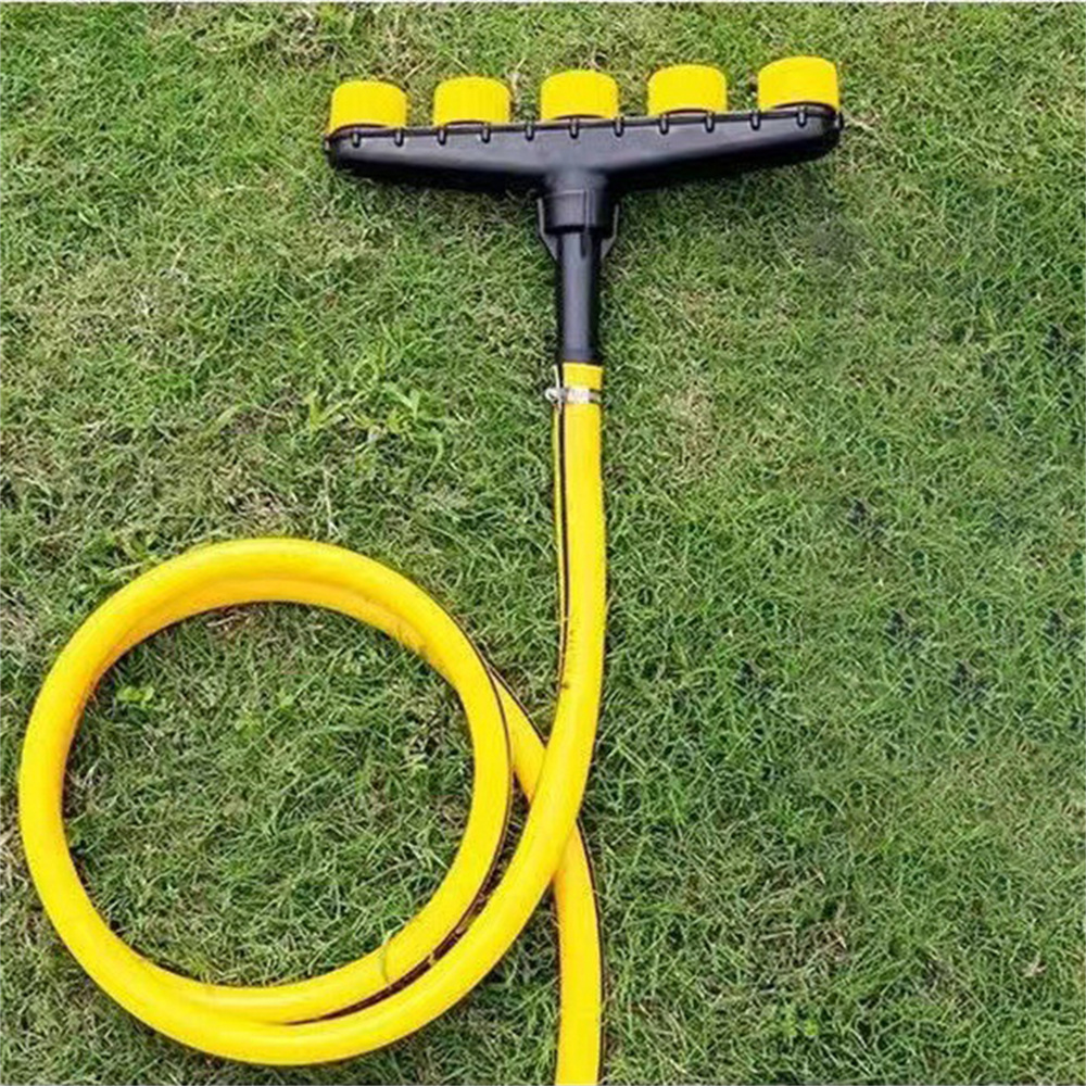 Adjustable Garden Spray Nozzle with Trigger Lock and Multiple Spray Patterns