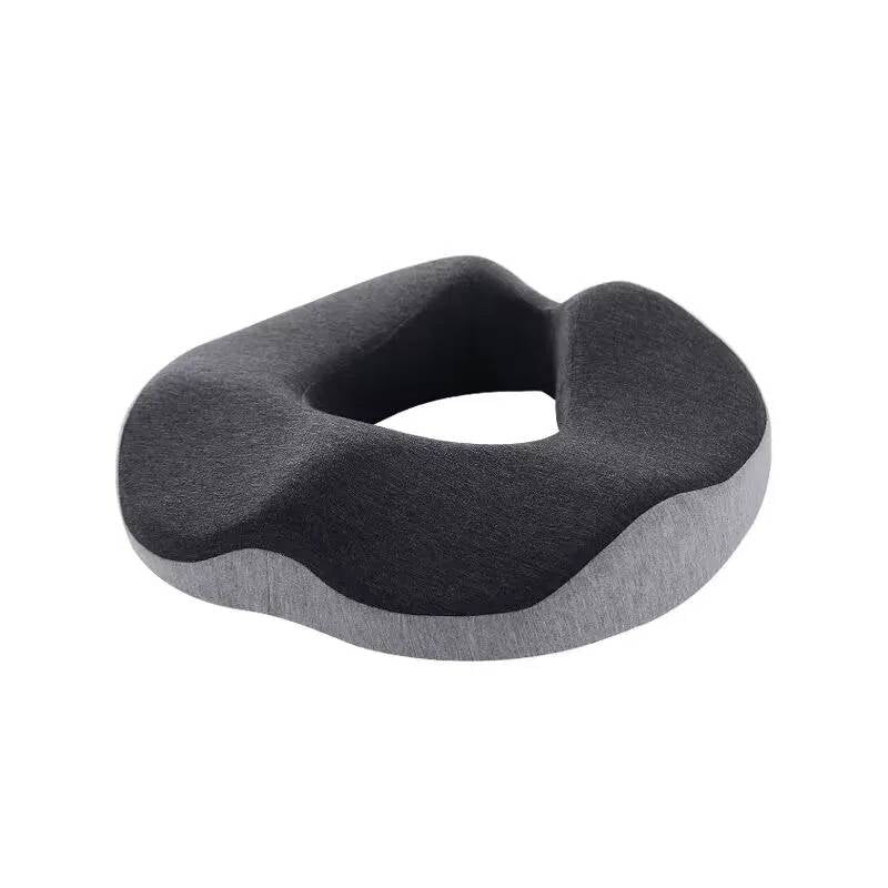 Ergonomic Seat Cushion with Memory Foam and Five-Zone Support, Removable Cover