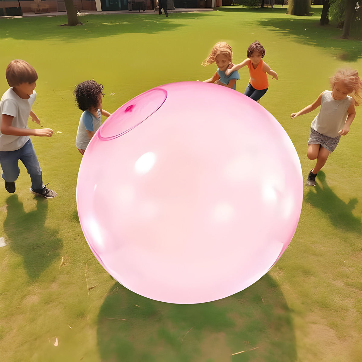 Magic Stretchy Bubble Ball Toy That Inflates Large for Indoor, Garden and Pool Play