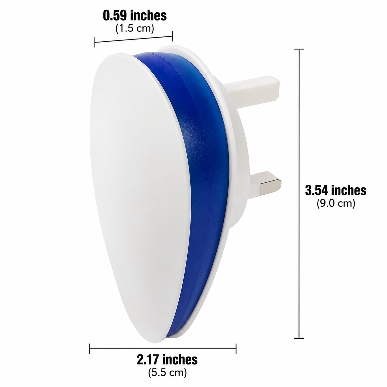 Ultrasonic Pest Repeller with Dual Microchip Technology and 1600 Square Foot Coverage