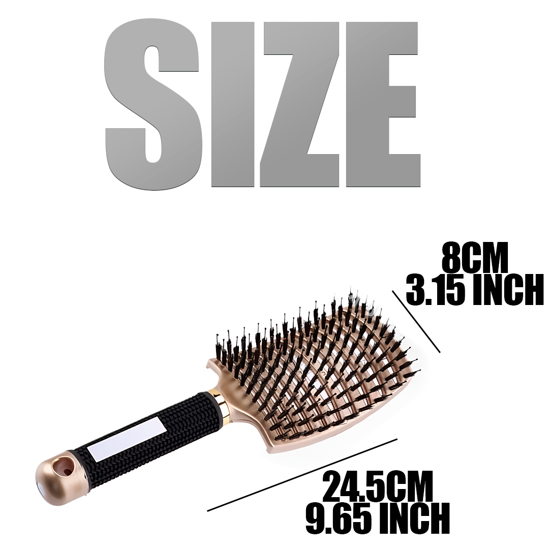 Hair Detangler Brush with Flexible Bristles for All Hair Types