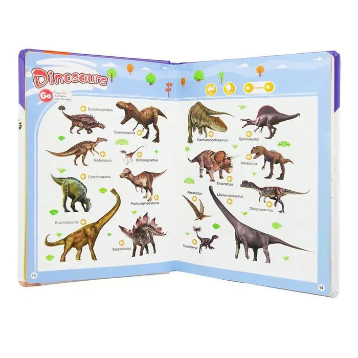 Interactive English Sound Book with 300 Words and 13 Learning Themes