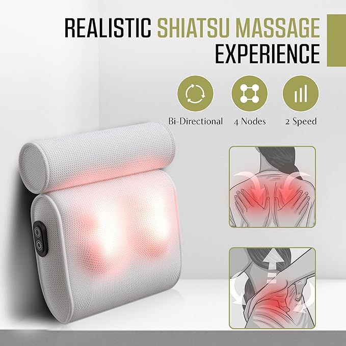 Foam Bath Pillow with Suction Cups and Textured Surface for Neck Support