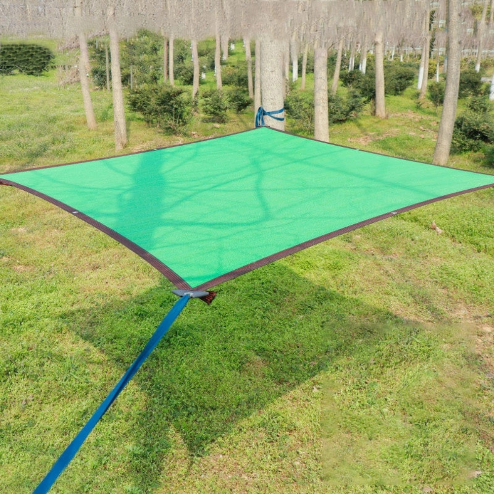 Mesh Shade Sail with Metal Grommets and Breathable Weave for Patios