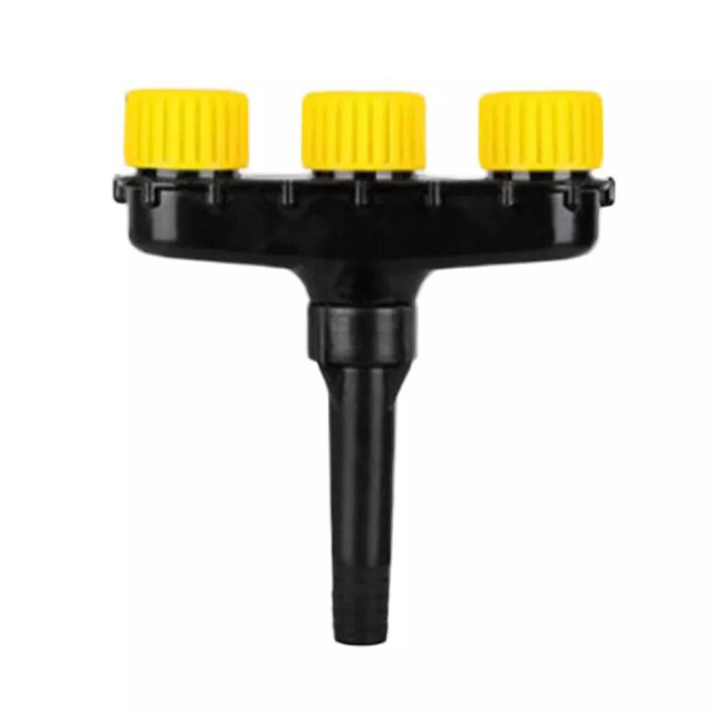 Adjustable Garden Spray Nozzle with Trigger Lock and Multiple Spray Patterns