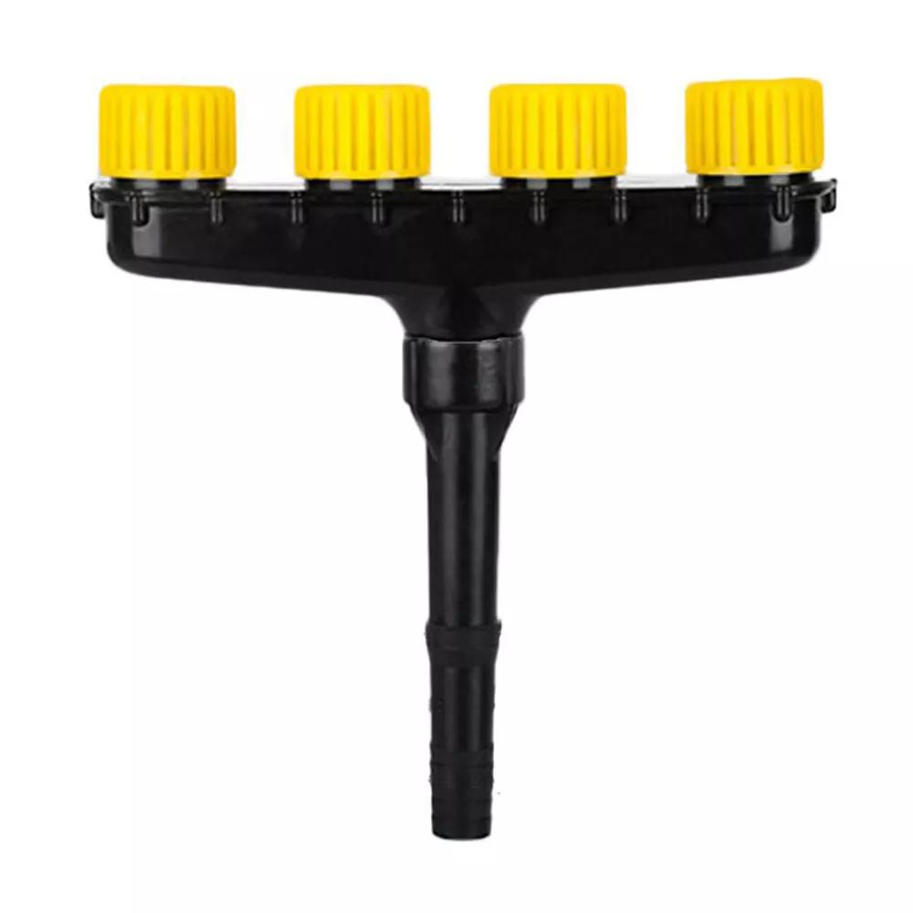 Adjustable Garden Spray Nozzle with Trigger Lock and Multiple Spray Patterns