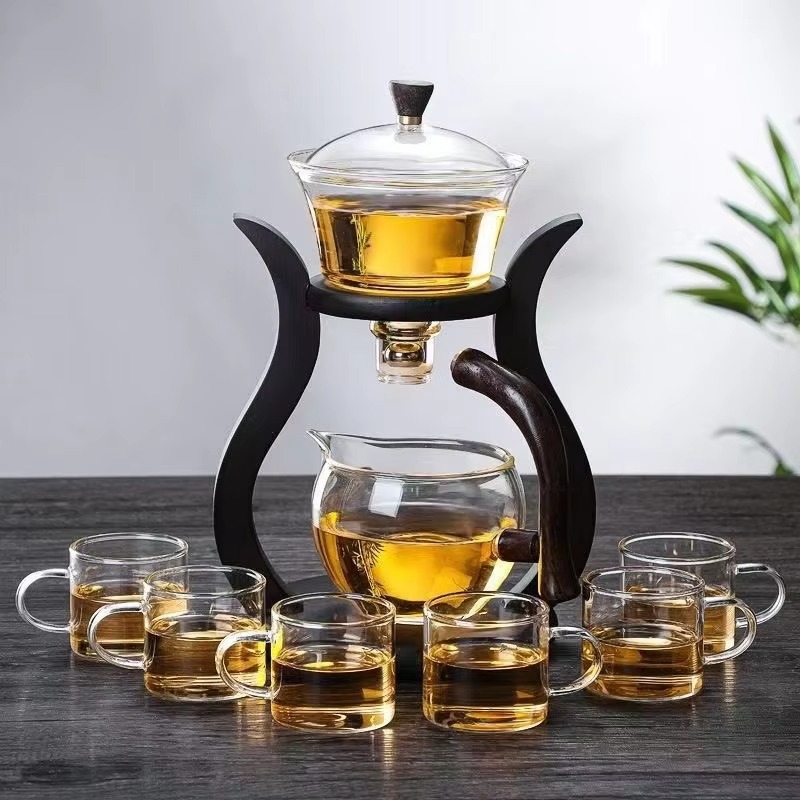 Magnetic Glass Drip Brewer with Tea Infuser, 20oz Capacity