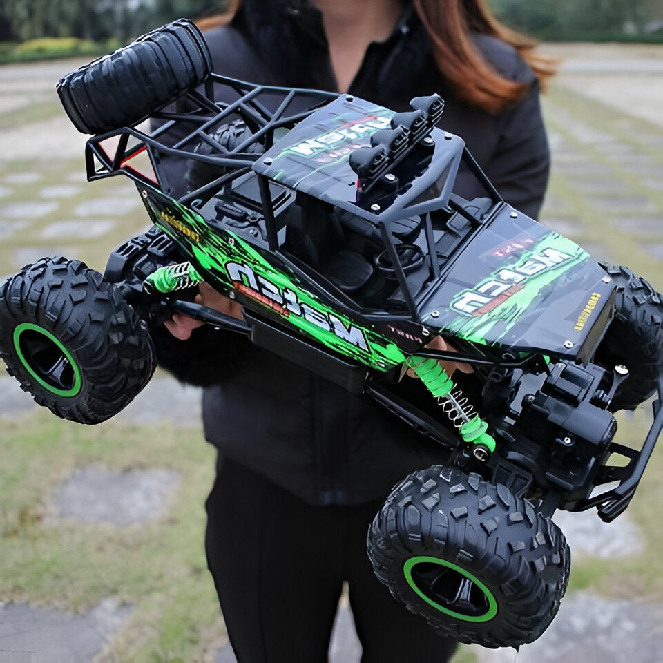 Remote Control Monster Truck with Suspension and 164 Feet Range, 1:12 Scale