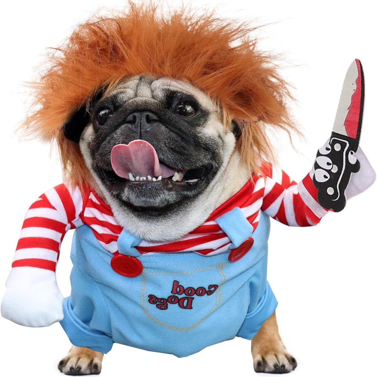 Halloween Dog Costume with Sweatshirt and Hat, Foam Prop Included