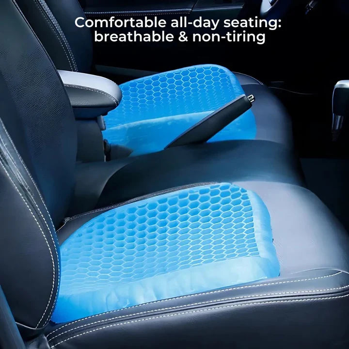 Gel Seat Cushion with Honeycomb Structure for Office, Car, and Wheelchair