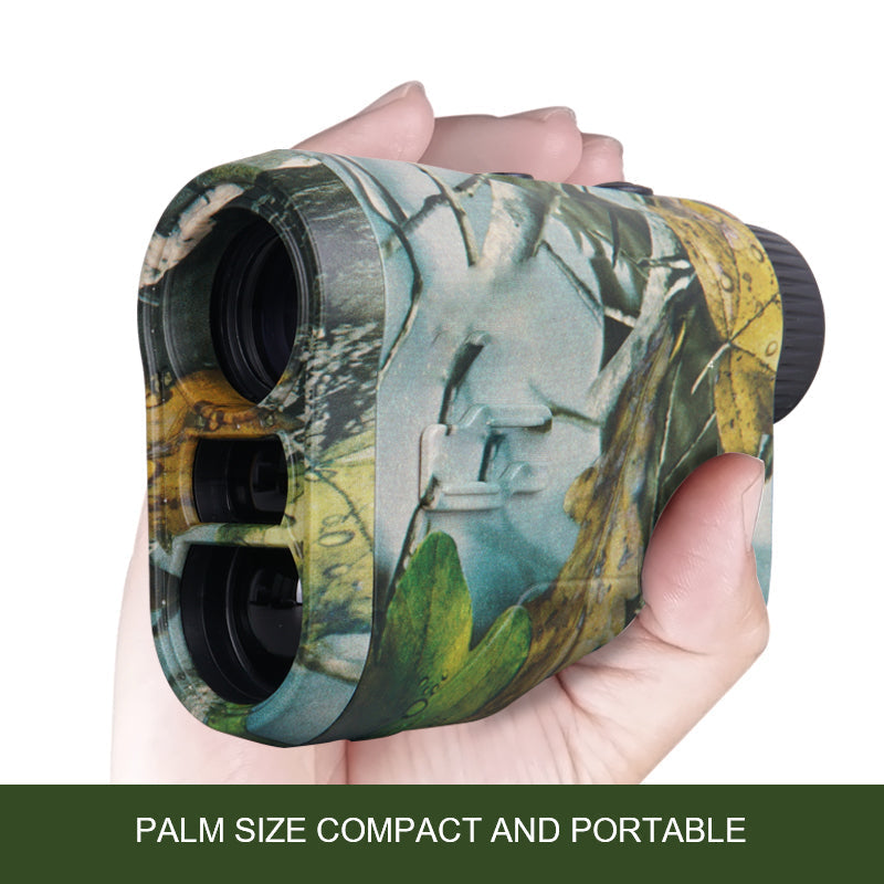 Laser Range Finder with 1000 Yard Capacity and 6.5X Magnification