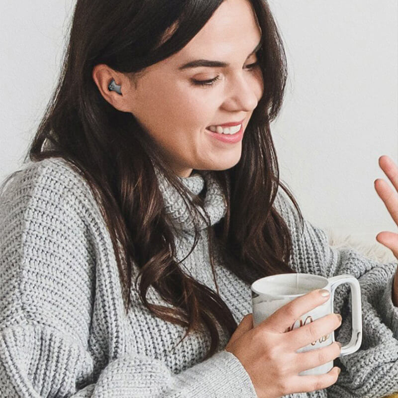 Wireless Earbuds with Noise Reduction and 24-Hour Playback, Touch Control