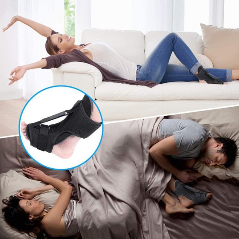 Foot Night Splint with Adjustable Straps and Breathable Fabric
