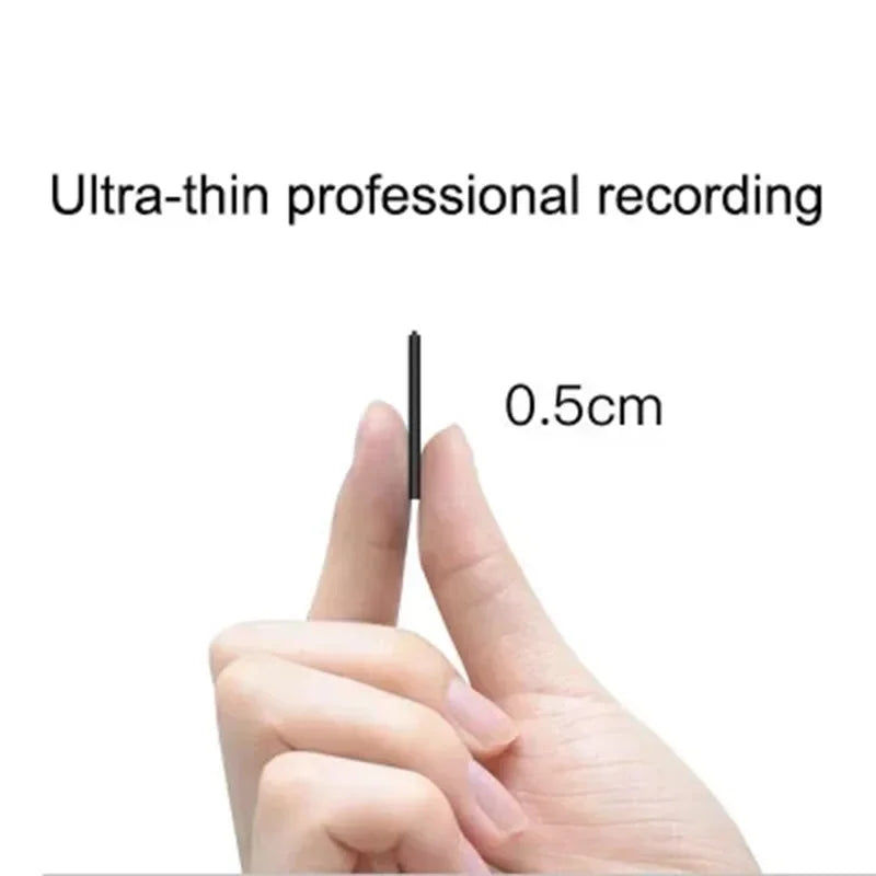 Portable Voice Recorder with Noise Reduction and 96 Hour Storage
