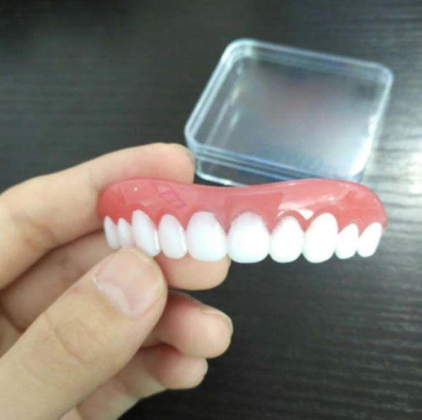 Removable Tooth Cover with Heat Molding and Dental Resin, Custom Fit