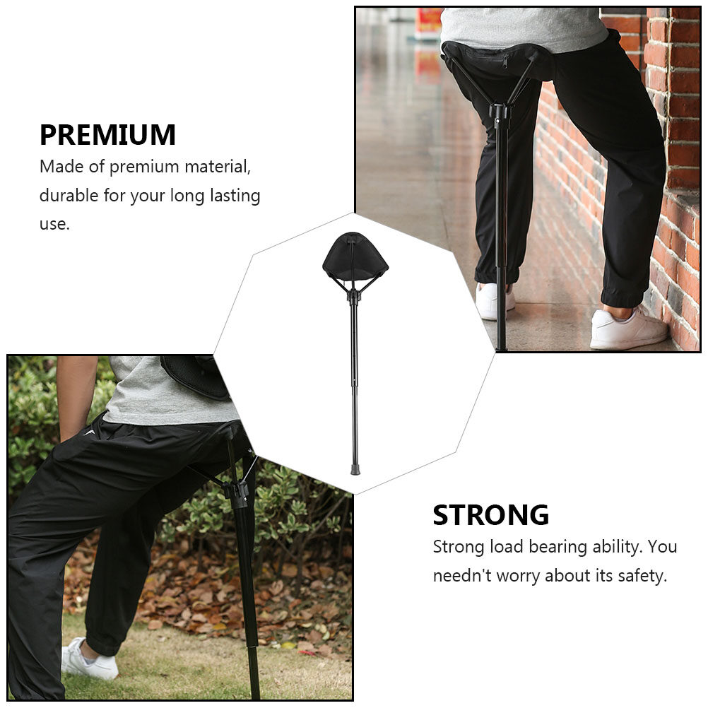 Portable Folding Chair with Nylon Seat and Quick Setup for Camping