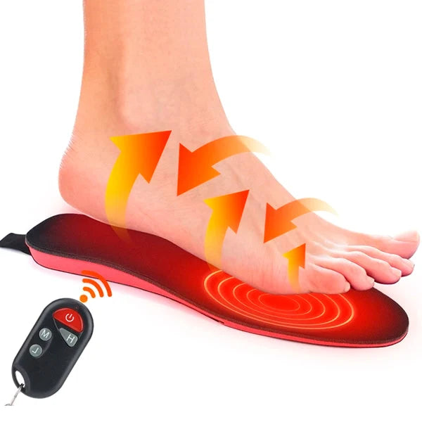 Thermal Insole Inserts with Wireless Remote and Three Heat Settings