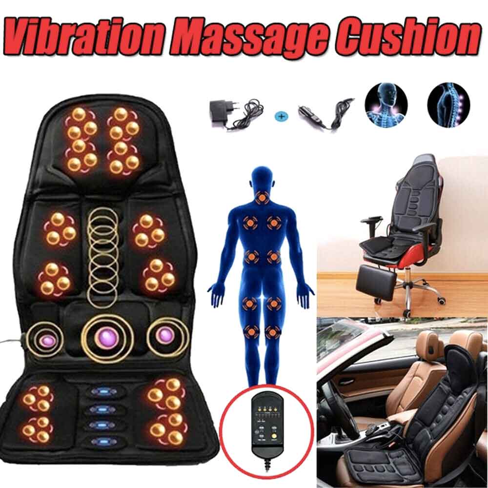 Massage Chair Pad with Heat Function and 8 Massage Modes for Car, Home, Office