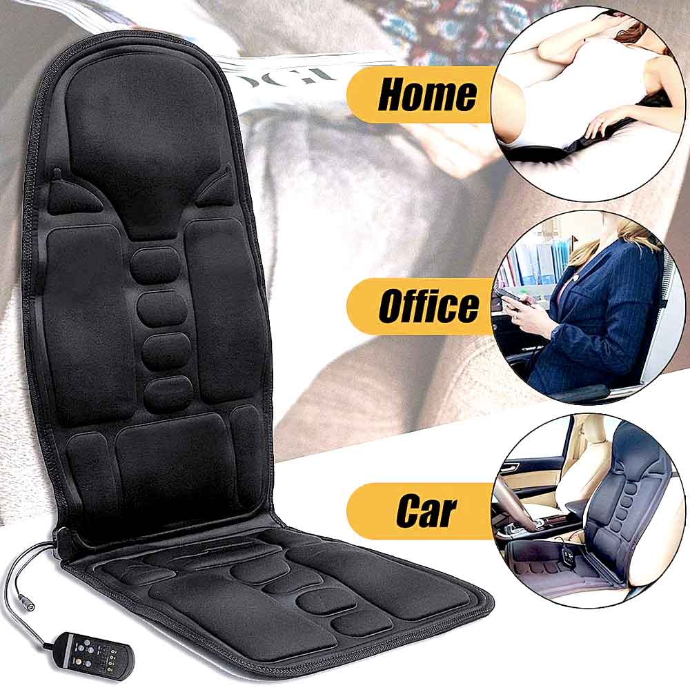 Massage Chair Pad with Heat Function and 8 Massage Modes for Car, Home, Office