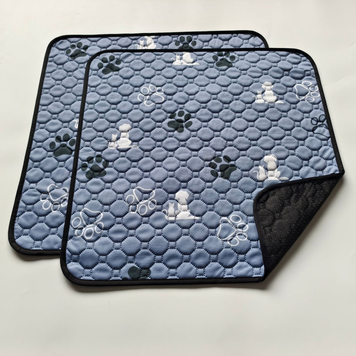 Pet Mat with Grip Base and Machine Washable Quilted Surface
