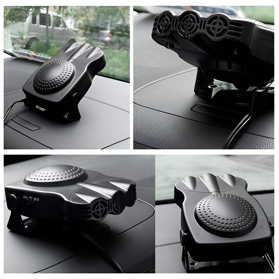 Car Windshield Defroster Heater with 12V Power and Adjustable Vents