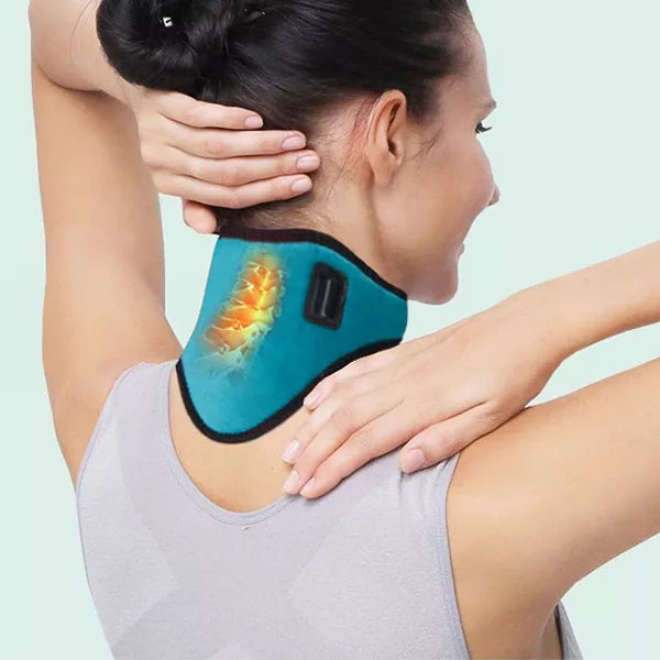 Heated Neck Support with Three Temperature Modes and Timer Control