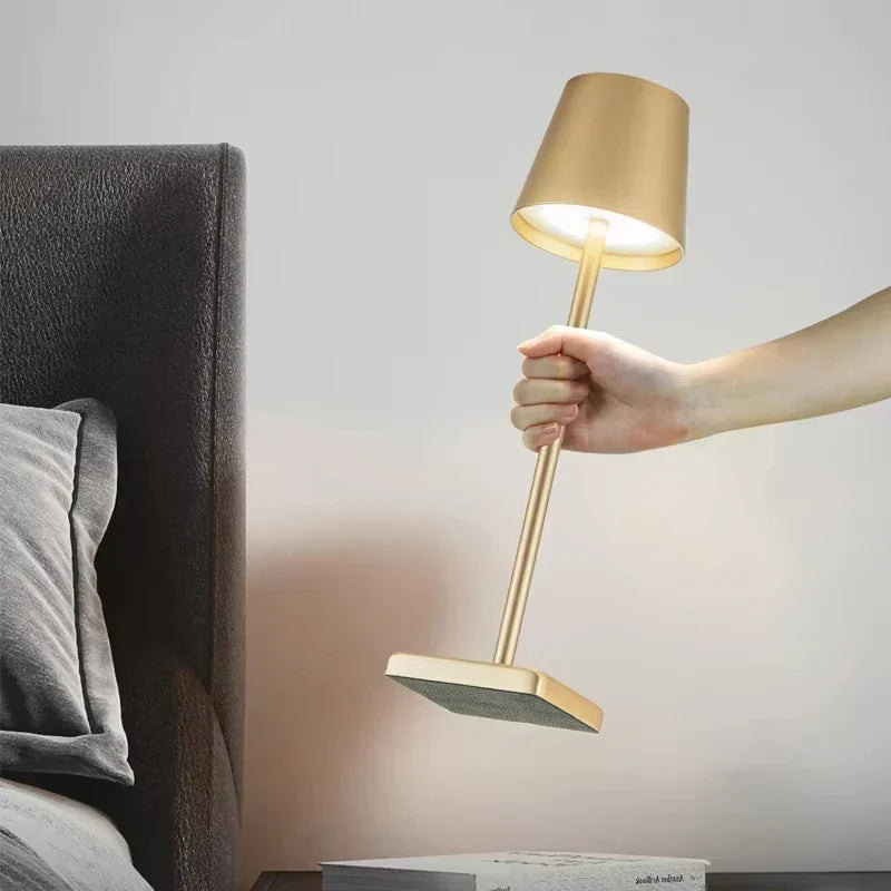 Touch Control LED Desk Lamp with Flexible Neck and 3 Brightness Levels