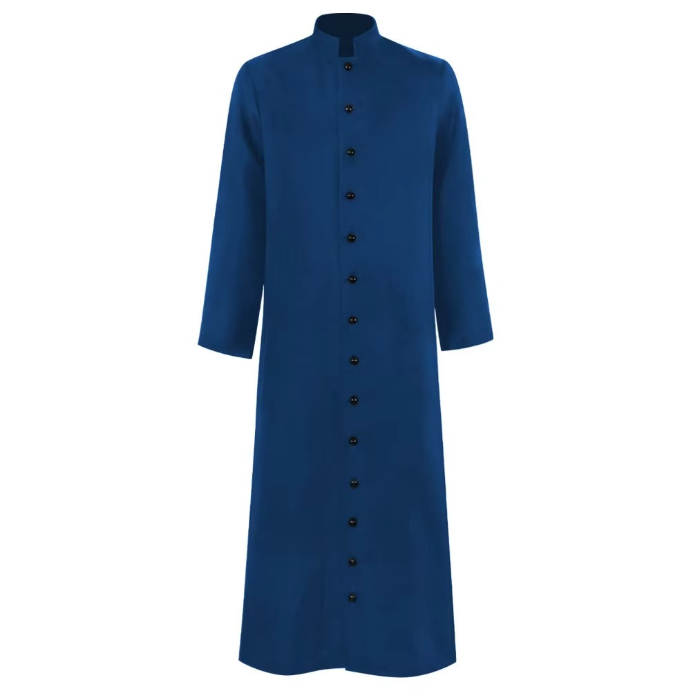 Medieval Monk Robe with Flowing Design and Multiple Colors, XS-5XL