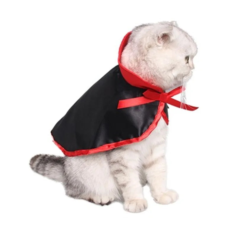Cat Witch Costume with Glowing Accents and Dangling Decorations