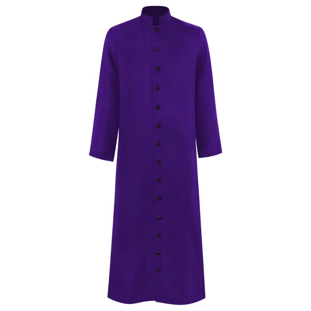 Medieval Monk Robe with Flowing Design and Multiple Colors, XS-5XL