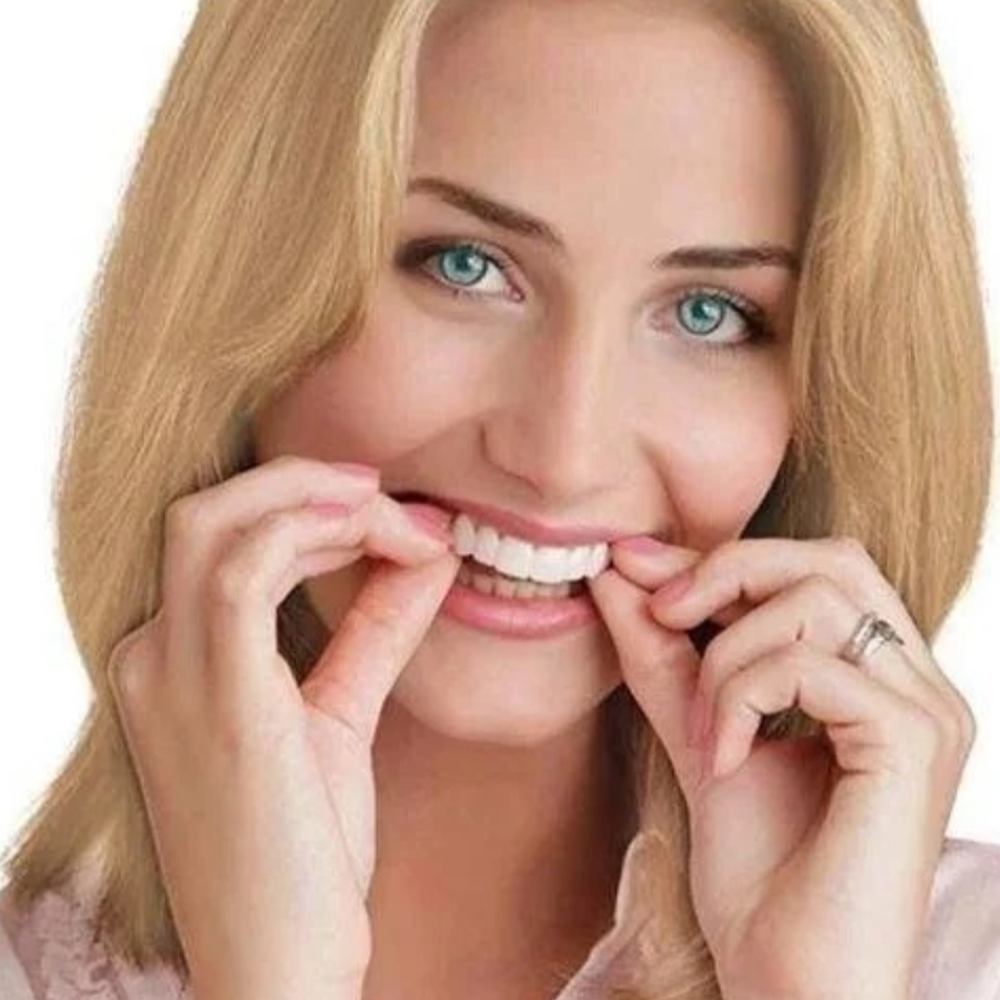 Snap-On Tooth Cover with Natural Color Polypropylene and Flexible Fit