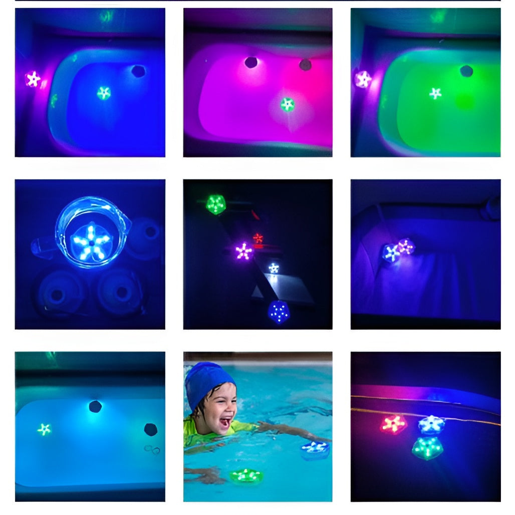 Starfish Floating Pool Light with 7 Color Modes and Magnetic Base