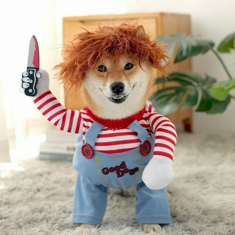 Halloween Dog Costume with Sweatshirt and Hat, Foam Prop Included