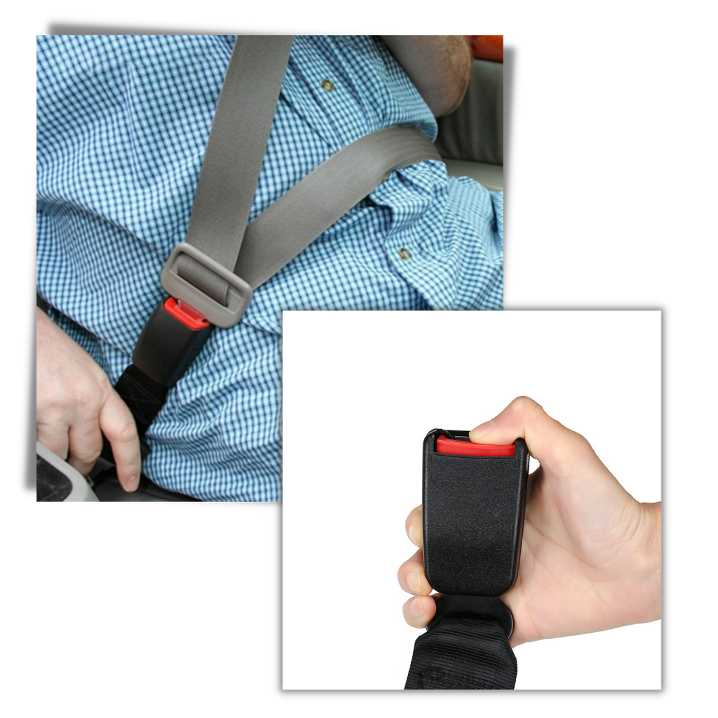 Seat Belt Extender with 9.8 Inch Added Length and Standard Buckle Compatibility