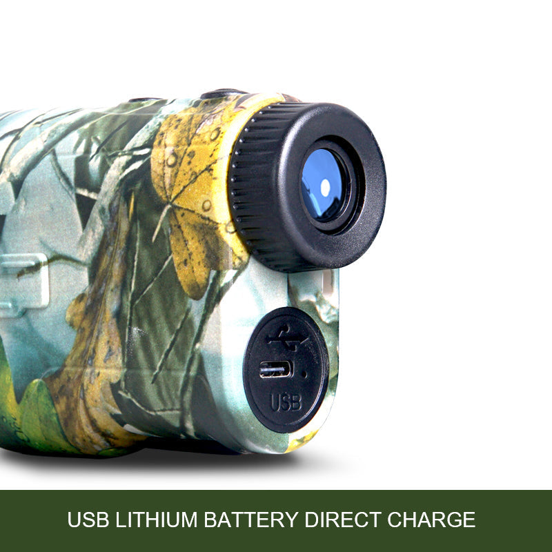 Laser Range Finder with 1000 Yard Capacity and 6.5X Magnification