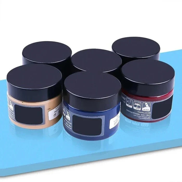 Leather Repair Gel with Color Matching Formula and Surface Blending for Upholstery