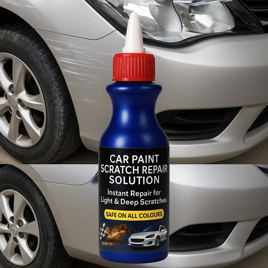 Car Scratch Remover Compound with Foam Buffer Pad and Polishing Formula, 100g