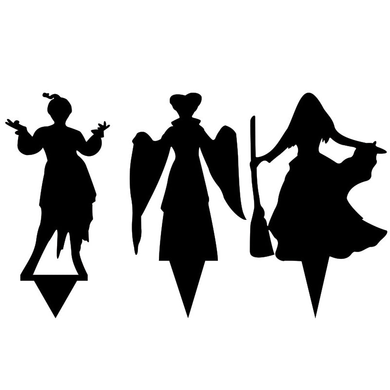 Metal Villain Shadow Caster Yard Stake for Halloween Displays All Vera Mart